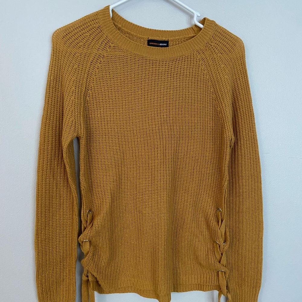 Mustard yellow sweater